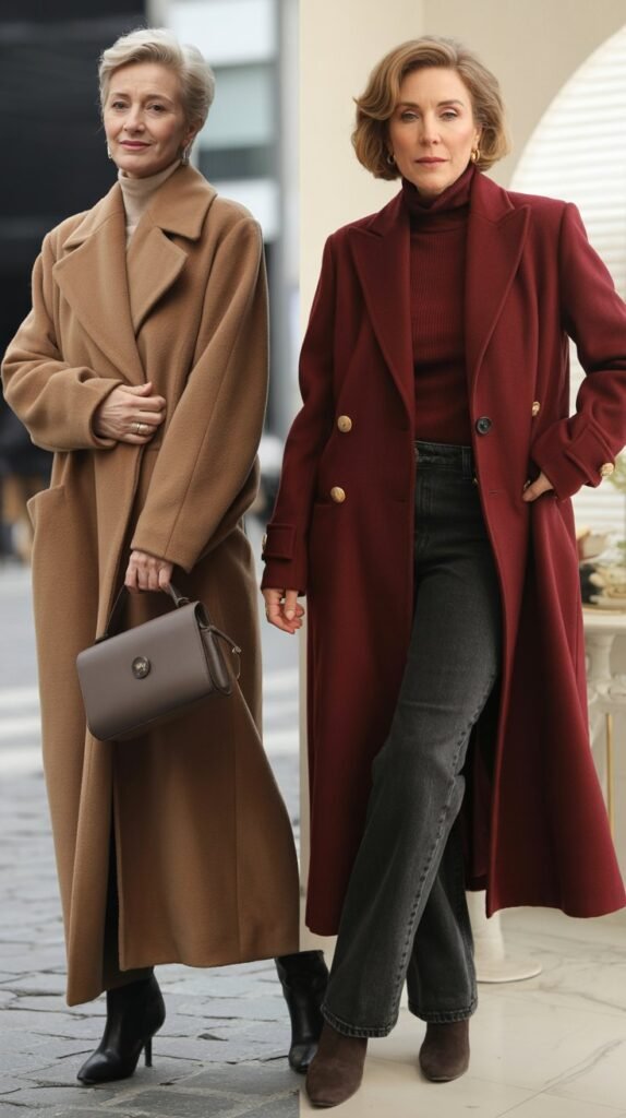 Statement Coat as Outfit Centerpiece