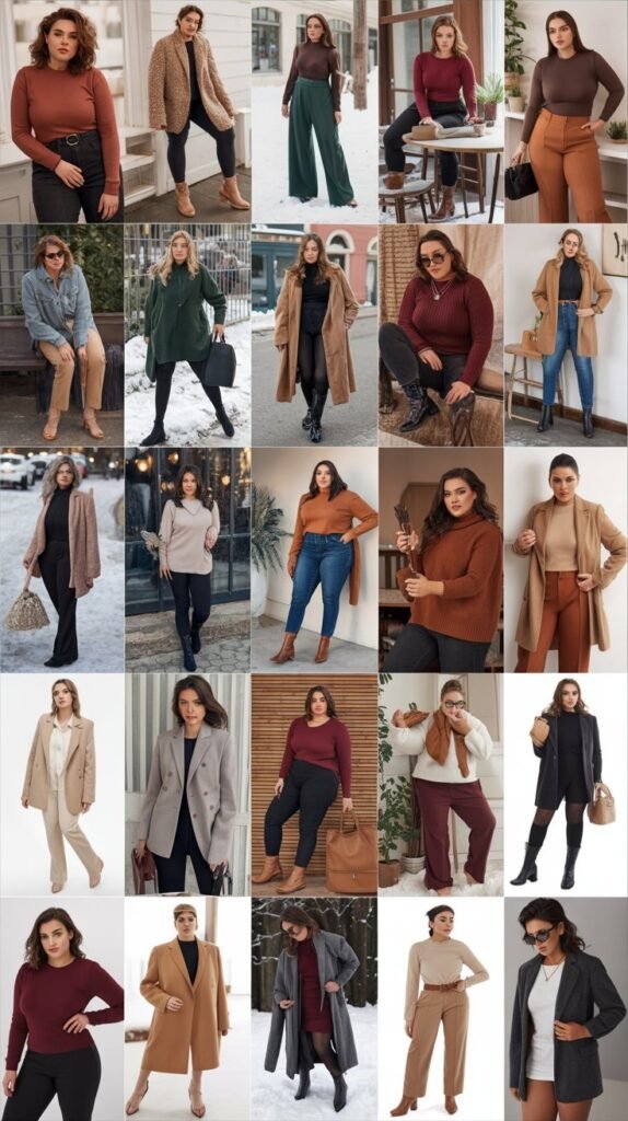 28 Trendy Plus-Size Winter Outfits for Women to Rock This Season