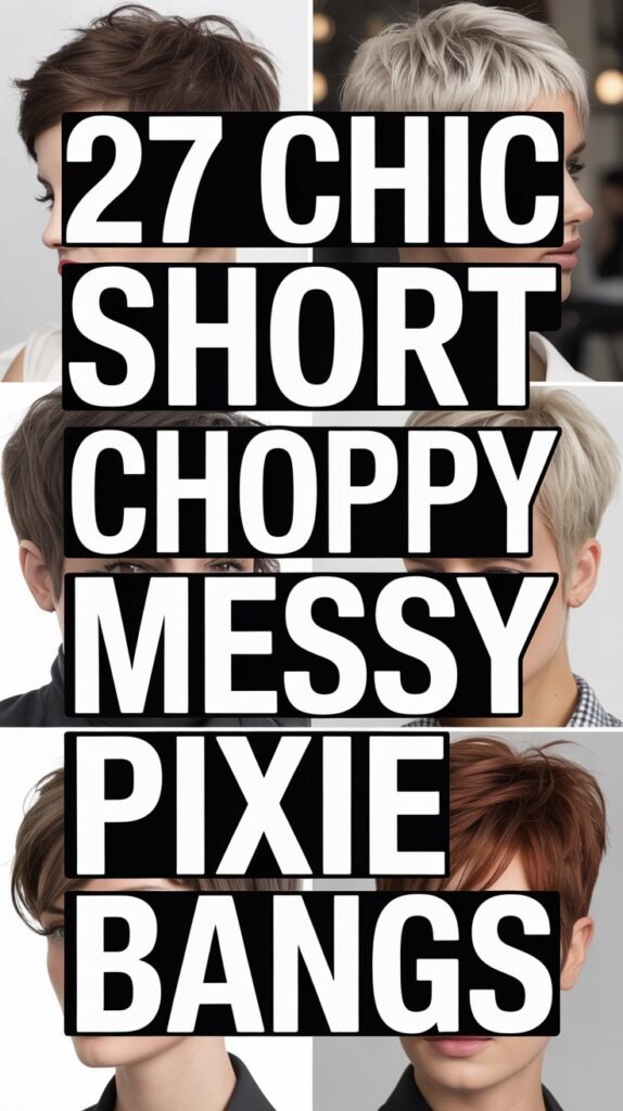 27 Chic Short Choppy Messy Pixie Bangs 27 Chic Short Choppy Messy Pixie Bangs