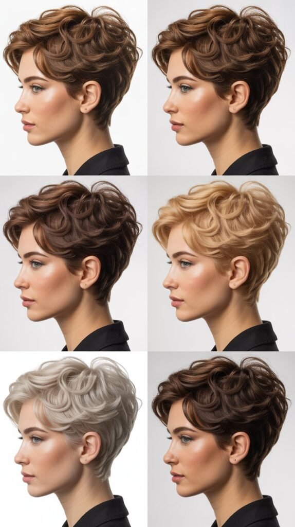  Soft Layered Pixie with Thin Metal Frames