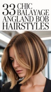 33 Chic Balayage Angled Bob Hairstyles