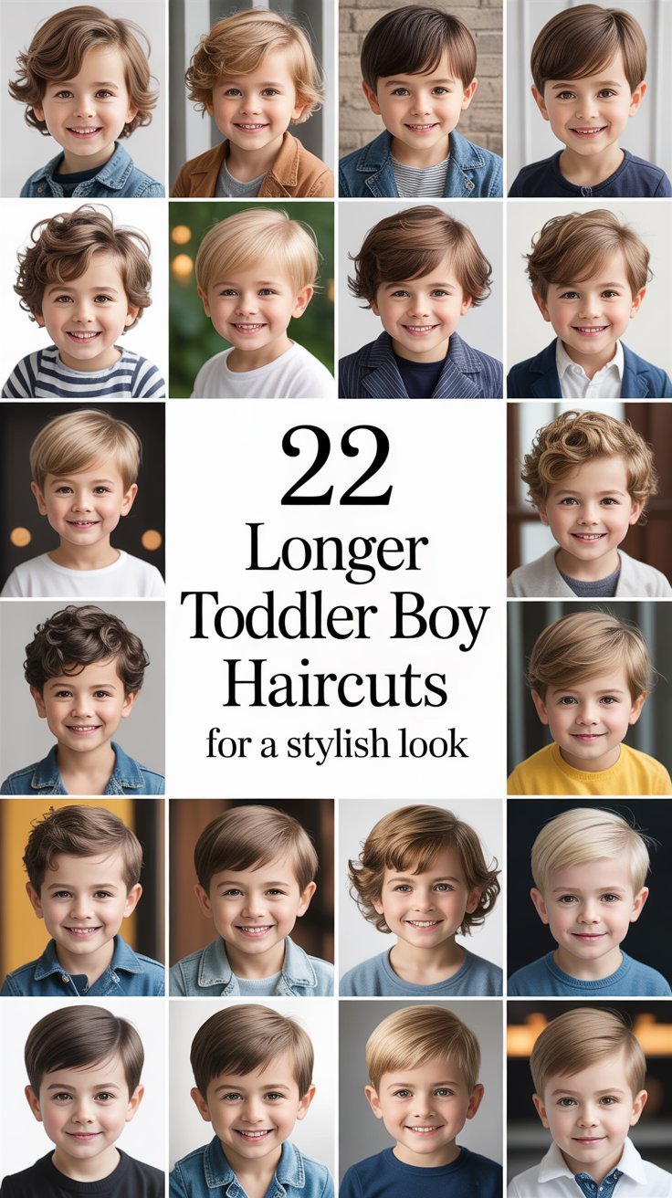 22 Longer Toddler Boy Haircuts for a Stylish Look