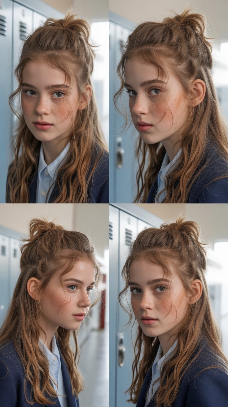 30 Cute Greasy Hair Hairstyles for School