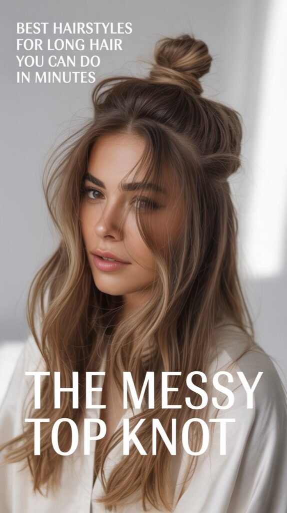 The Messy Top Knot