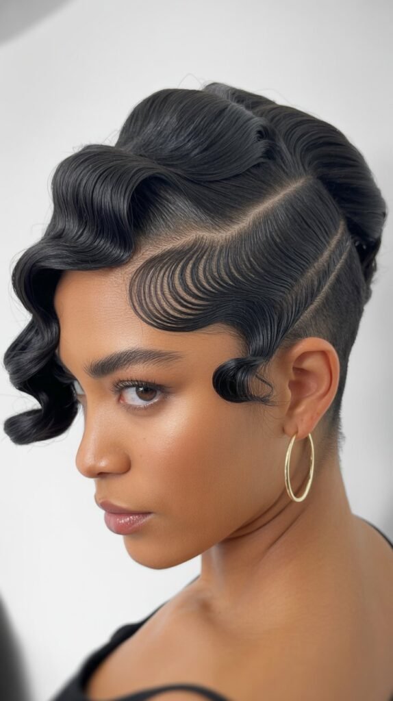 The Finger Wave Low Cut