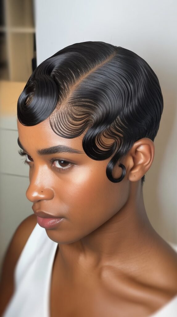The Finger Wave Pixie