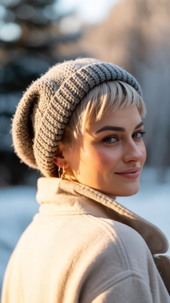 Faux Hawk with Beanie