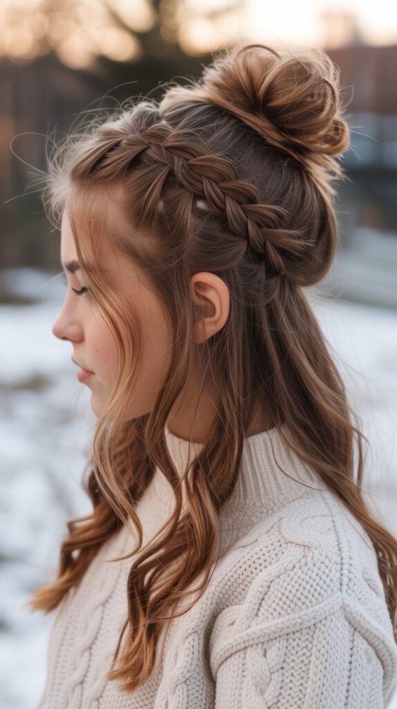 Long Bob with Side-Swept Bangs