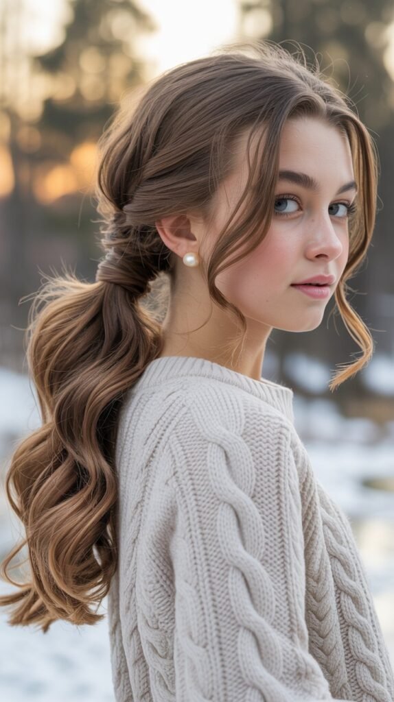 Wavy Long Bob with Sea Salt Texture