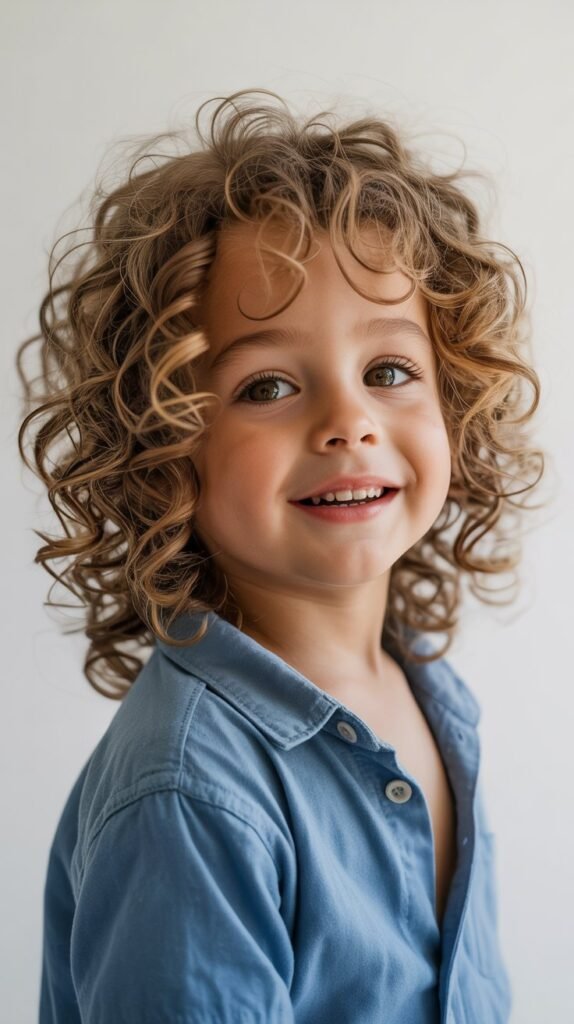 Free-Form Longer Curls