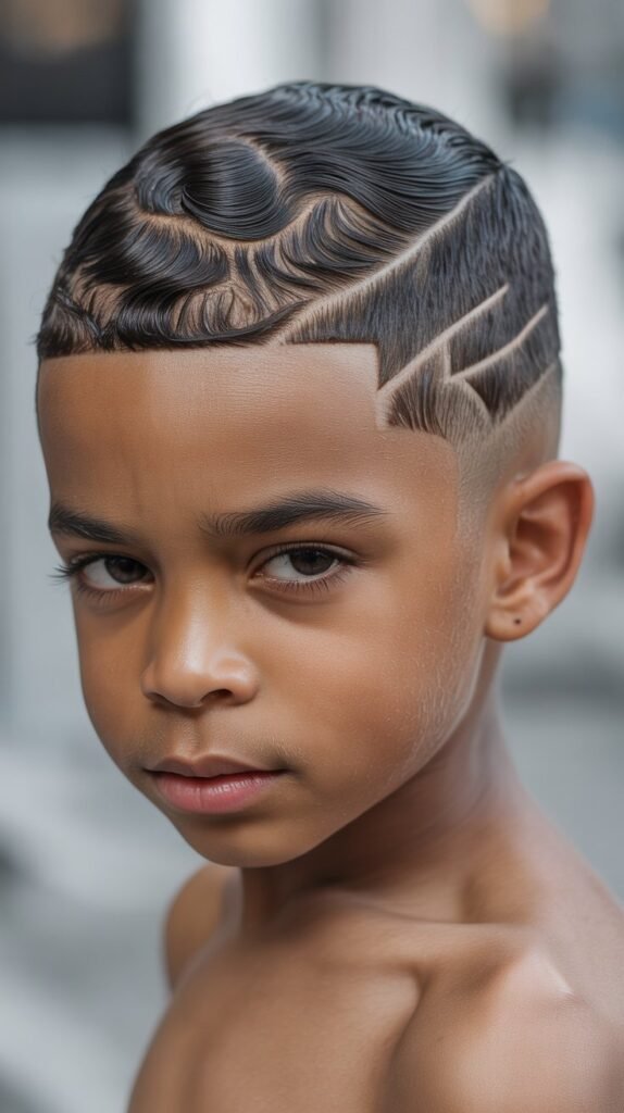 Caesar Cut with Waves