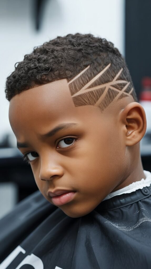 Crew Cut with Design