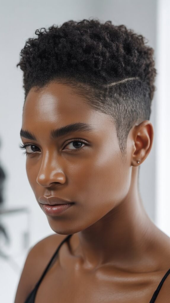 The Tapered TWA (Teeny Weeny Afro)