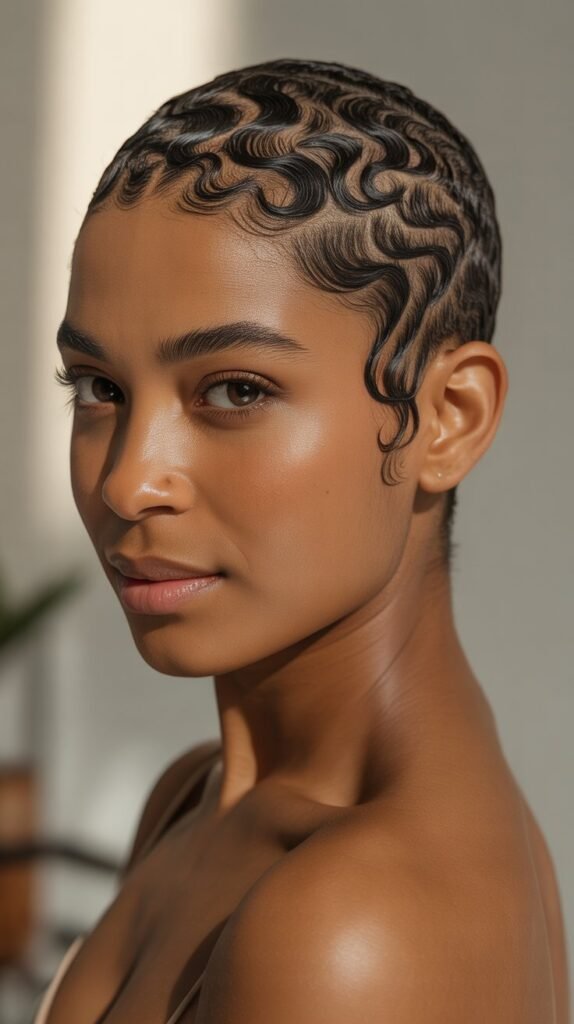 Buzz Cut with Natural Texture