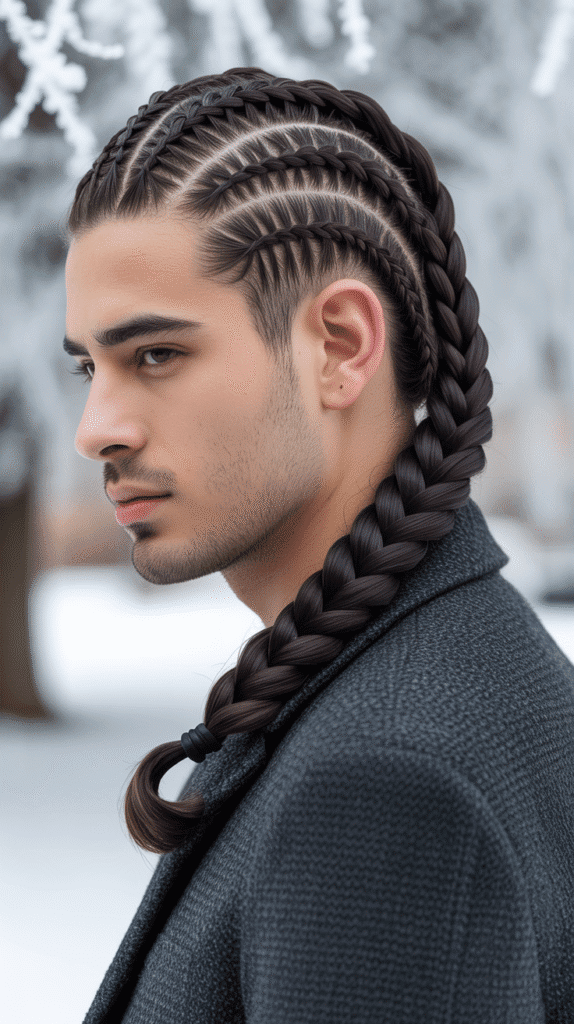 33 Stylish Winter Hair Braids for Men 25 Infinity Braids