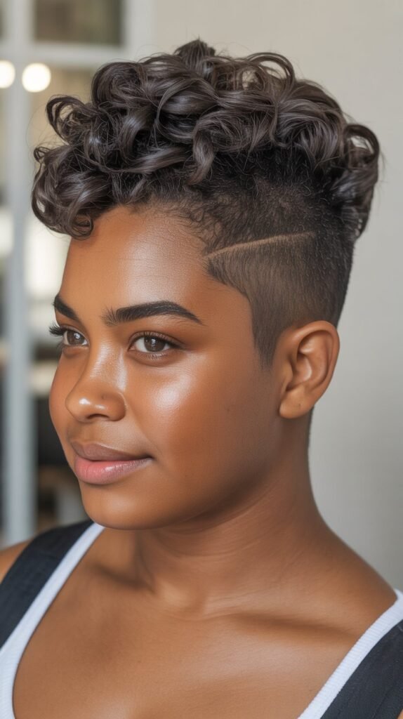 Low Fade with Texture Sponge Style