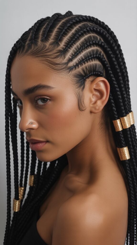 The Micro Braids Low Cut Combo