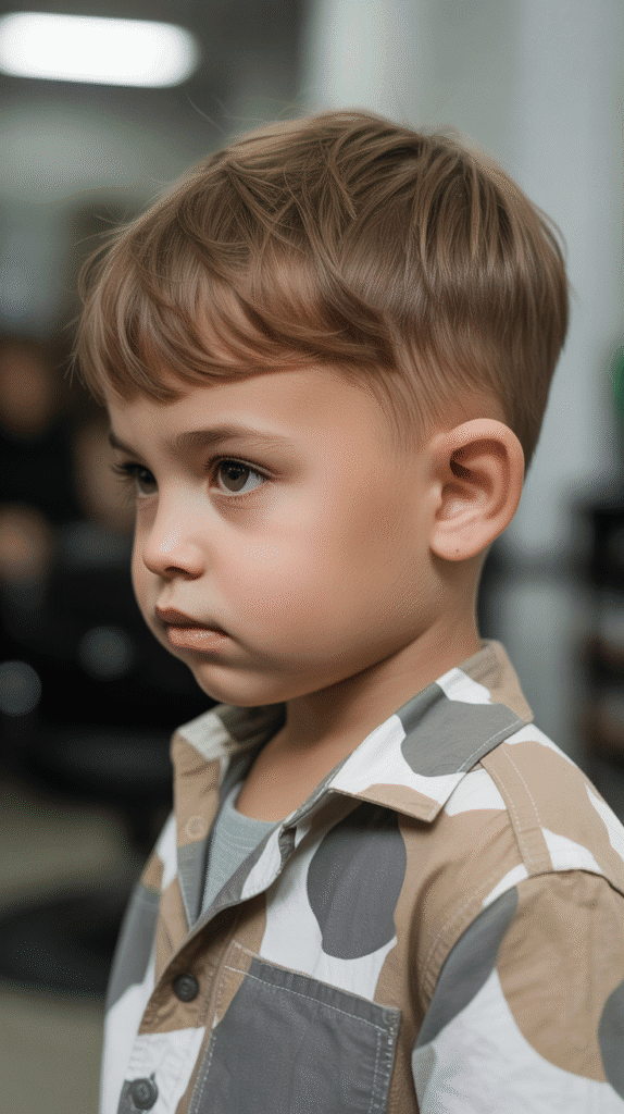 23 Toddler Boy Fade Haircuts That Are Totally Adorable 13 Shadow Fade with Textured Crop