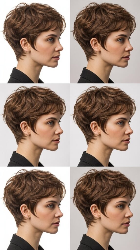  Pixie with Platinum Blonde and Colored Lens Glasses