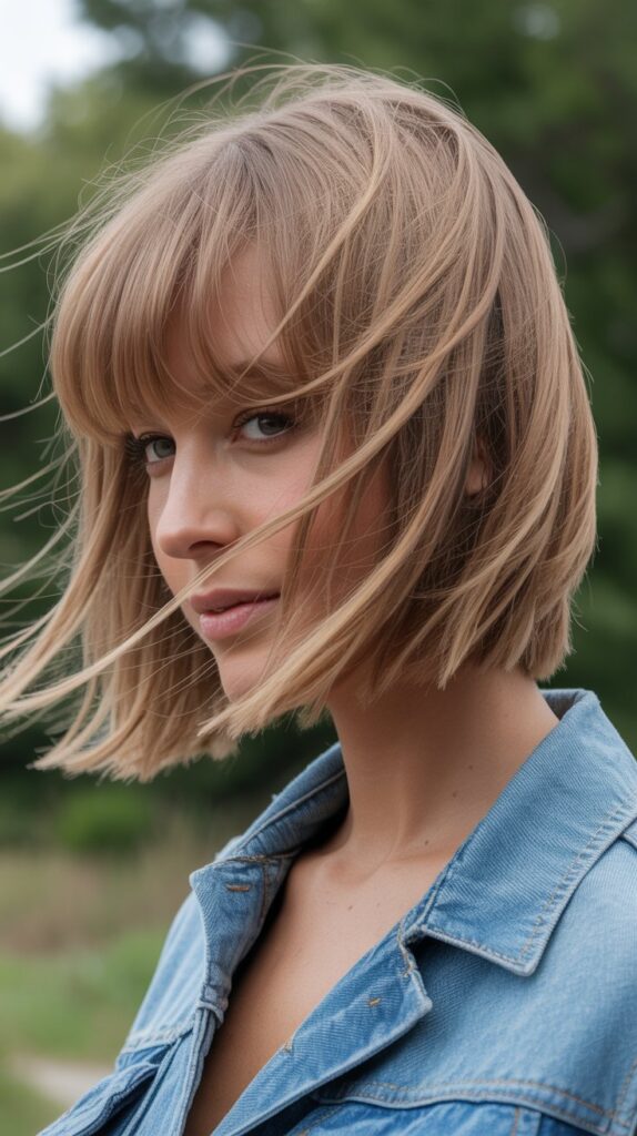 36 Stunning French Bob Haircuts With Bangs for Instant Fashion Edge 20 French Bob With Choppy Layers And Bangs