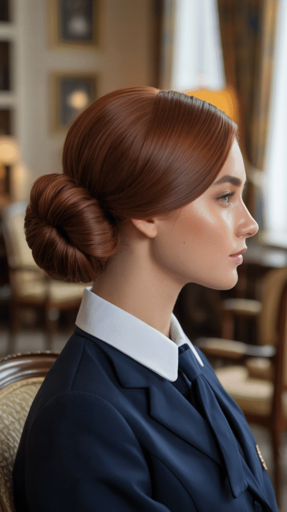 27 Cute Winter Hairstyles for School 12 French Twist