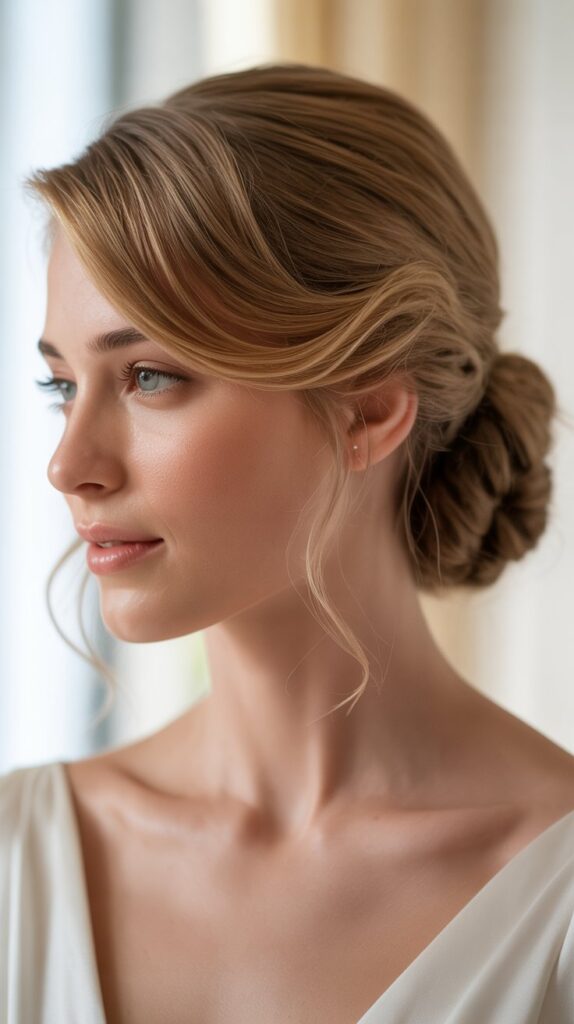 33 Best Half-Up, Half-Down Bridal Hairstyles 30 Pulled-Back Sides with Loose Back