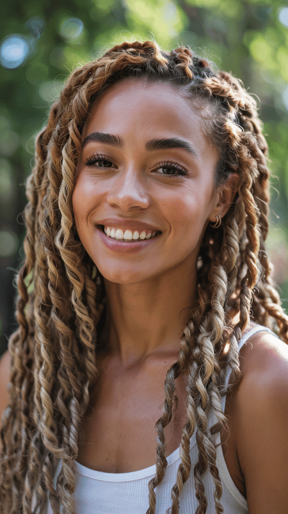 27 Flattering Blonde Hair Highlights for Black Women 19 Blonde Highlights for Locs
