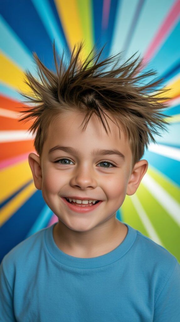 30+ Trendy Haircuts for Boys in 2025 You Won't Want to Miss 24 Spiky Texture