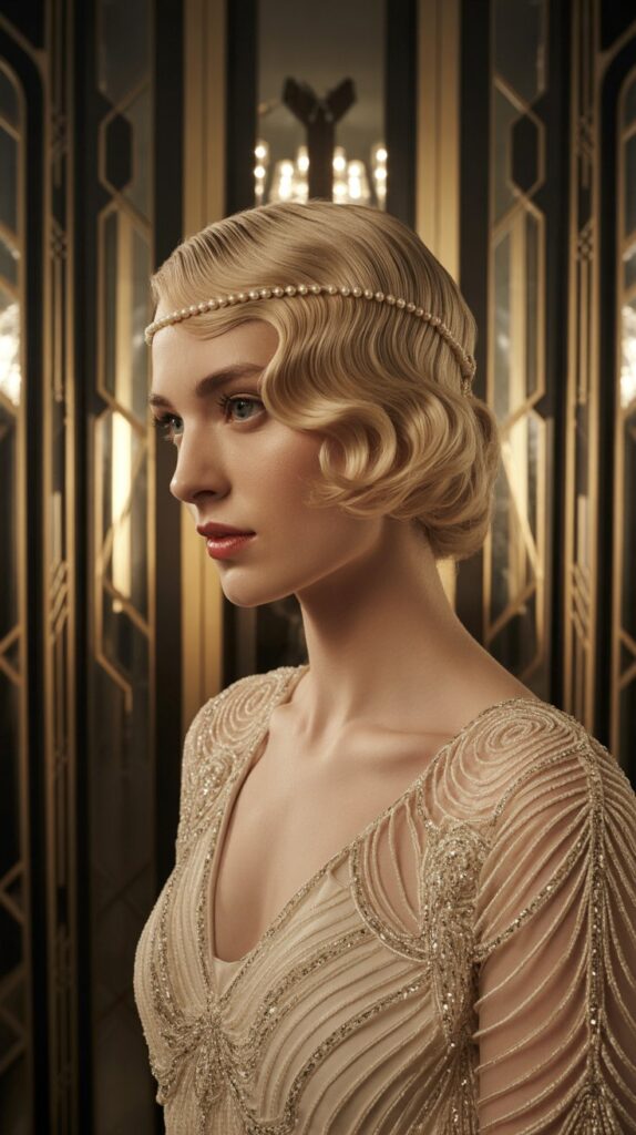 30+ Half-Up, Half-Down Wedding Hairstyles That Will Take Your Wedding Look to the Next Level 23 Half-Up with Finger Waves