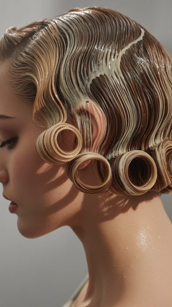 Pin-Curl Vintage Waves