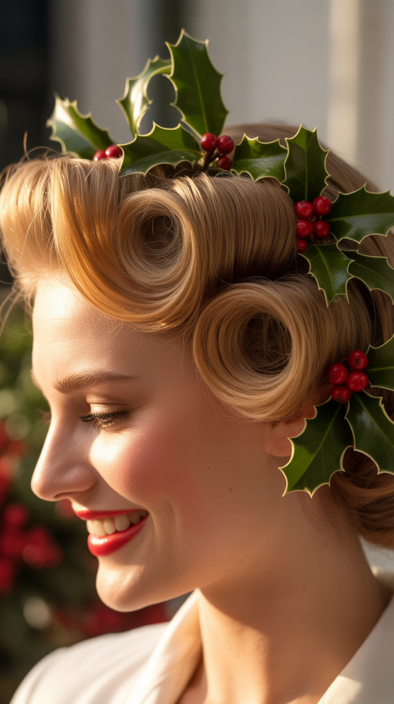 Vintage Victory Rolls with Holly 