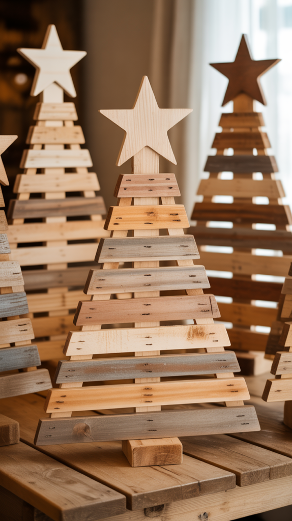 Rustic Pallet Wood Christmas Tree