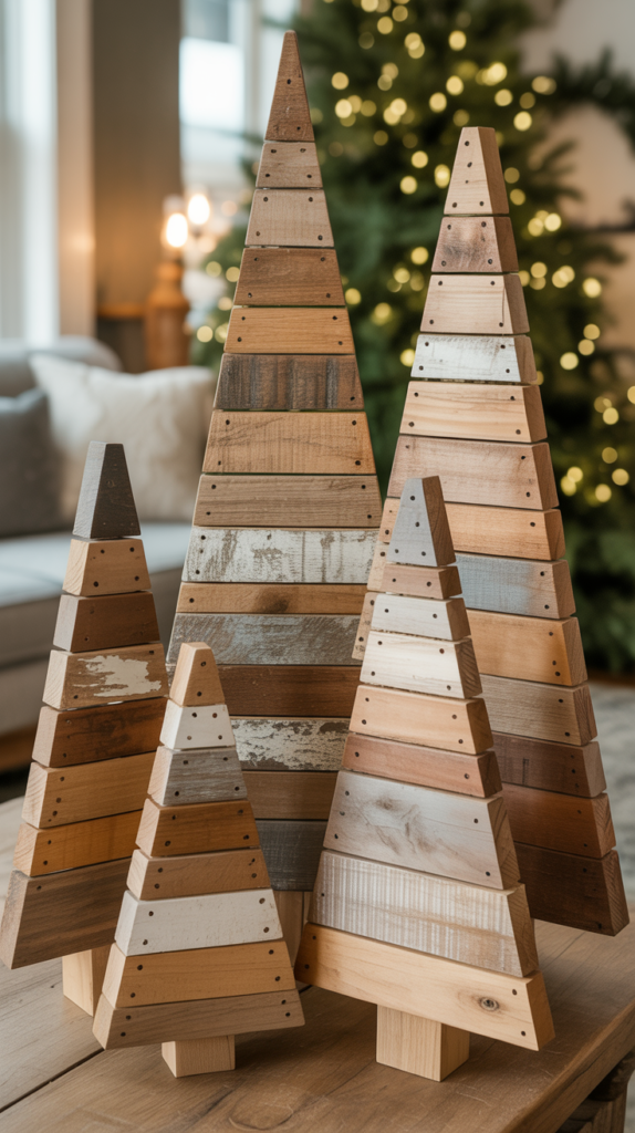 Reclaimed Barn Wood Christmas Tree