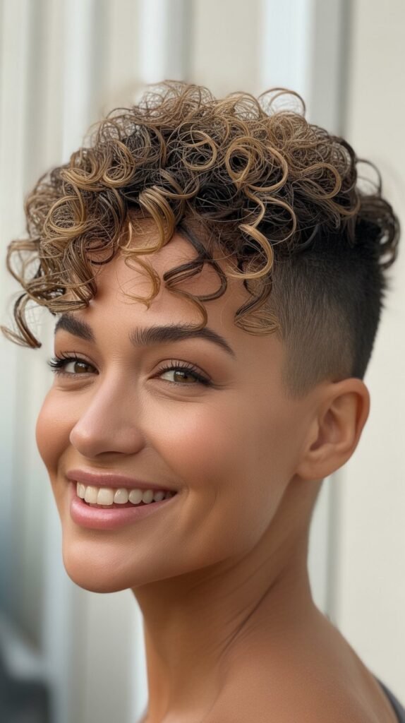 Tapered Curly Cut
