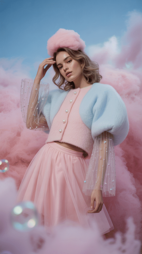 36 Cute Self Care Sunday Dress to Impress No-VIP Styles 16 Cotton Candy Dreams