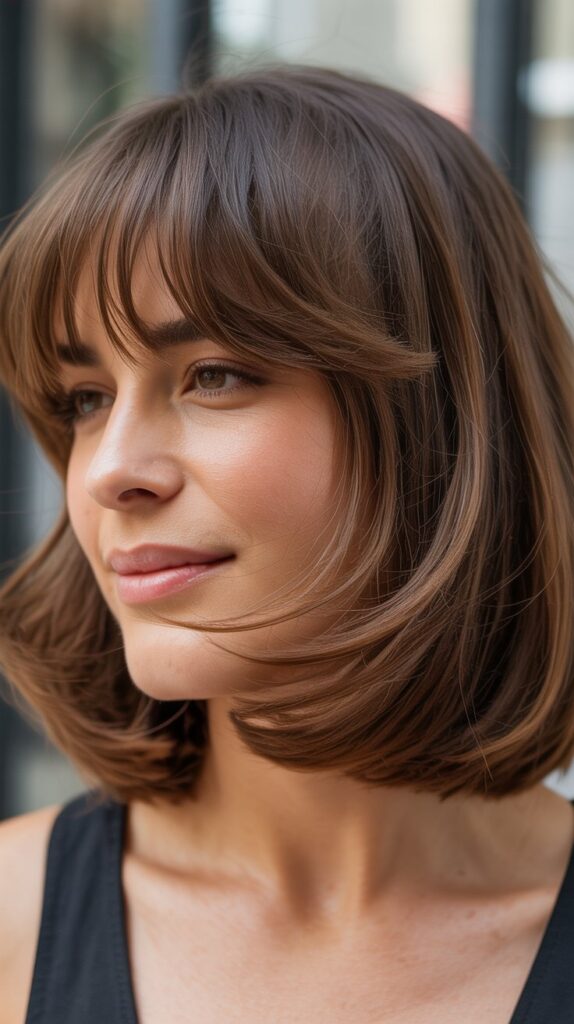 36 Stunning French Bob Haircuts With Bangs for Instant Fashion Edge 30 French Bob With Layered Fringe