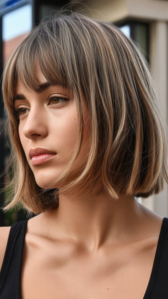 36 Stunning French Bob Haircuts With Bangs for Instant Fashion Edge 25 French Bob With Textured Fringe