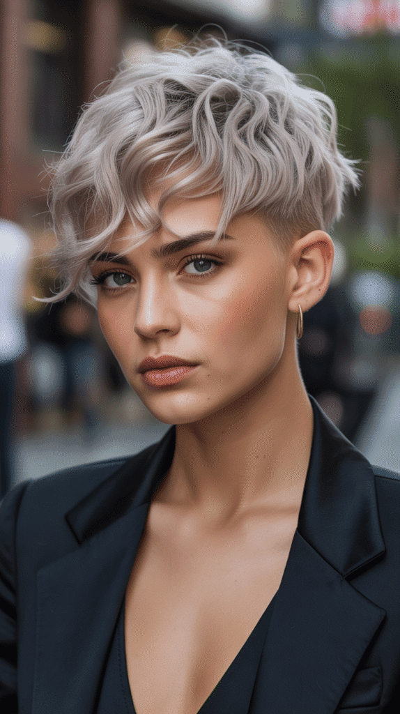 Top 30 Natural Wavy Haircuts Every Woman Will Love 5 Wavy Pixie Cut