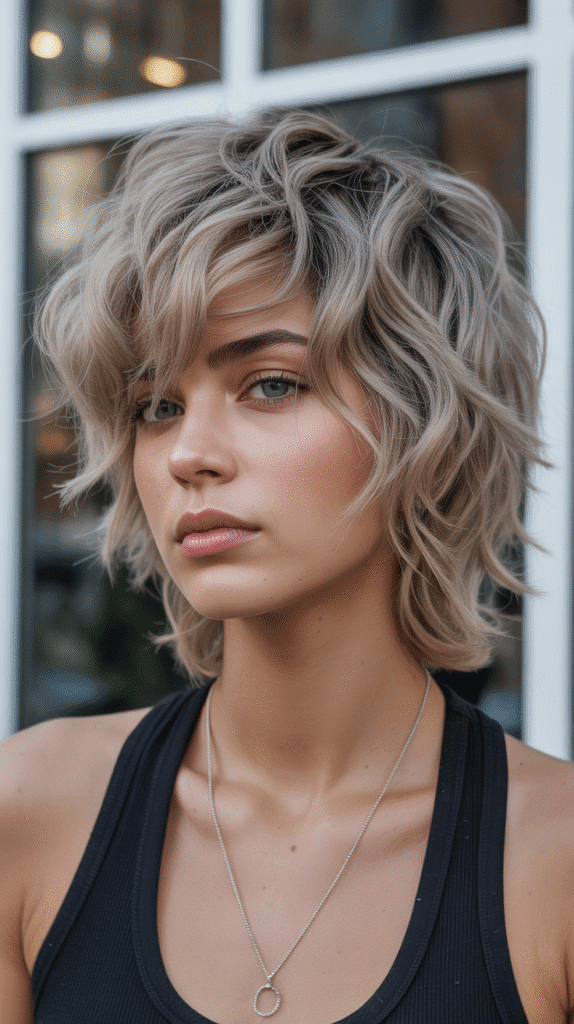 Top 30 Natural Wavy Haircuts Every Woman Will Love 14 Wavy Wolf Cut