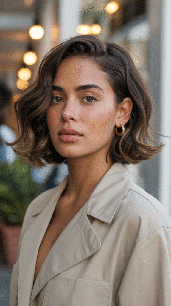 Top 30 Natural Wavy Haircuts Every Woman Will Love 17 Wavy Italian Bob