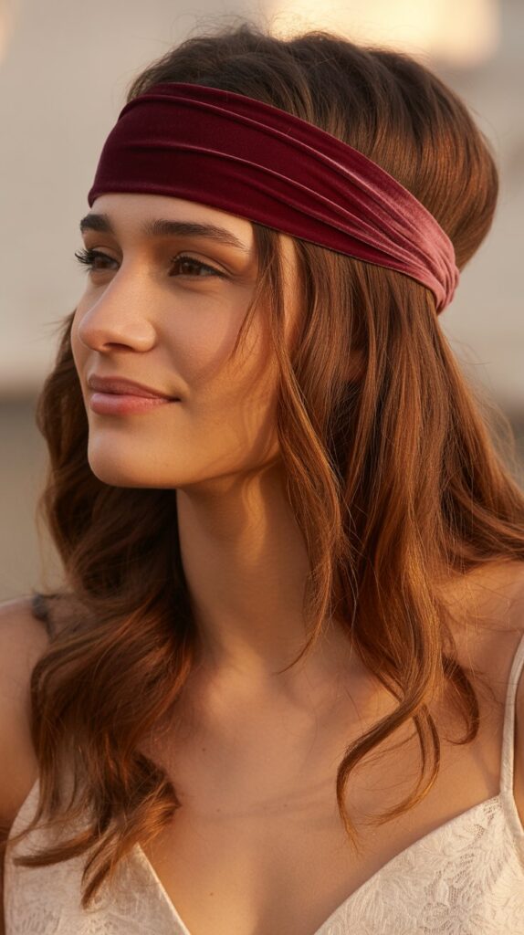 Classic Thick Headband with Loose Waves