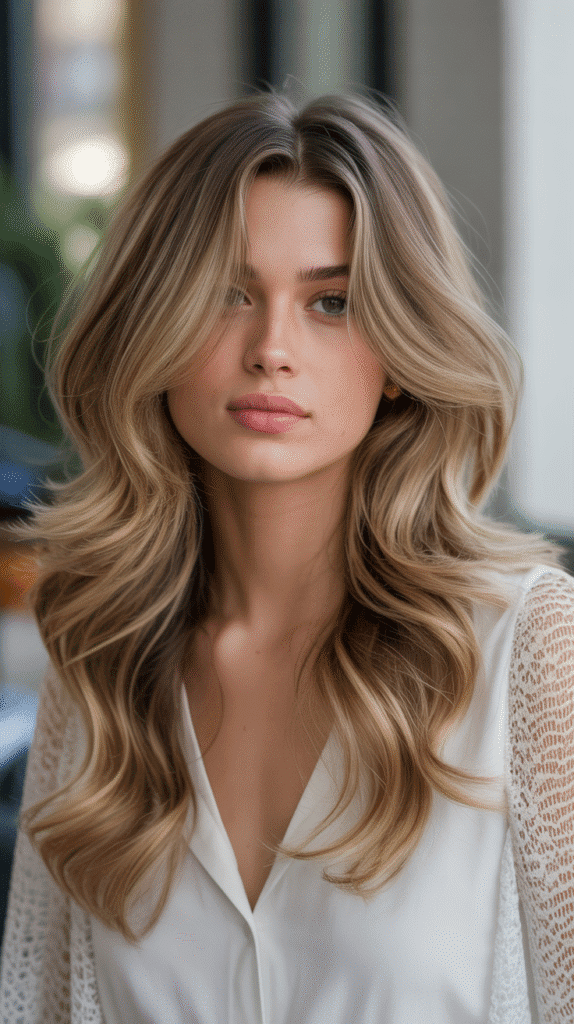 Top 30 Natural Wavy Haircuts Every Woman Will Love 26 Wavy Hair with Feathered Layers