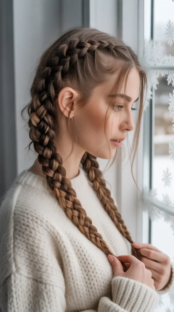 Boxer Braids (Double Dutch Braids)