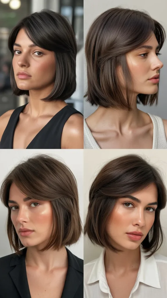 Long Bob with Crown Layers