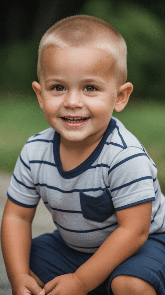 30 Cute Toddler Boy Haircuts Every Parent Will Love 1 The Classic Crew Cut