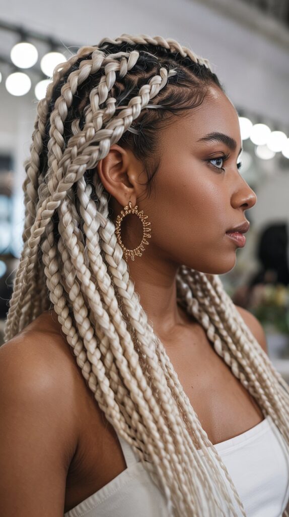 27 Stunning Winter Hair Braids for Black Hair 17 Ghana Braids for Bold Winter Patterns
