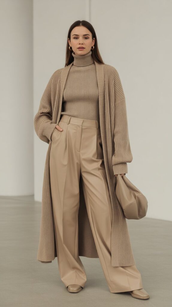 27 Elegant Self Care Sunday Dress to Impress Looks 9 The Monochromatic Minimalist Moment