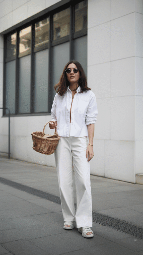 36 Cute Self Care Sunday Dress to Impress No-VIP Styles 32 Fresh White Simplicity