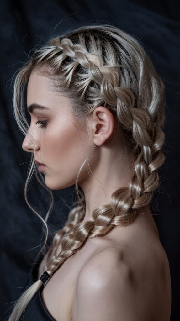33 Easy Winter Hair Braids You'll Love 18 Snake Braid
