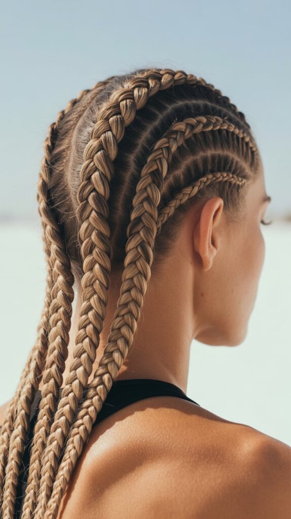 30 Cute Simple Hairstyles You Can Do in Under 5 Minutes 19 The Double Dutch Braids